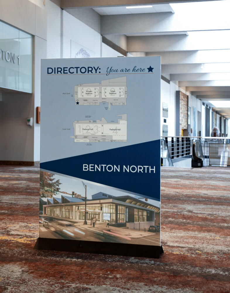 Benton Convention Center Directory Signs – Source4